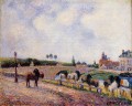 le pont de pontoise 1891 Camille Pissarro